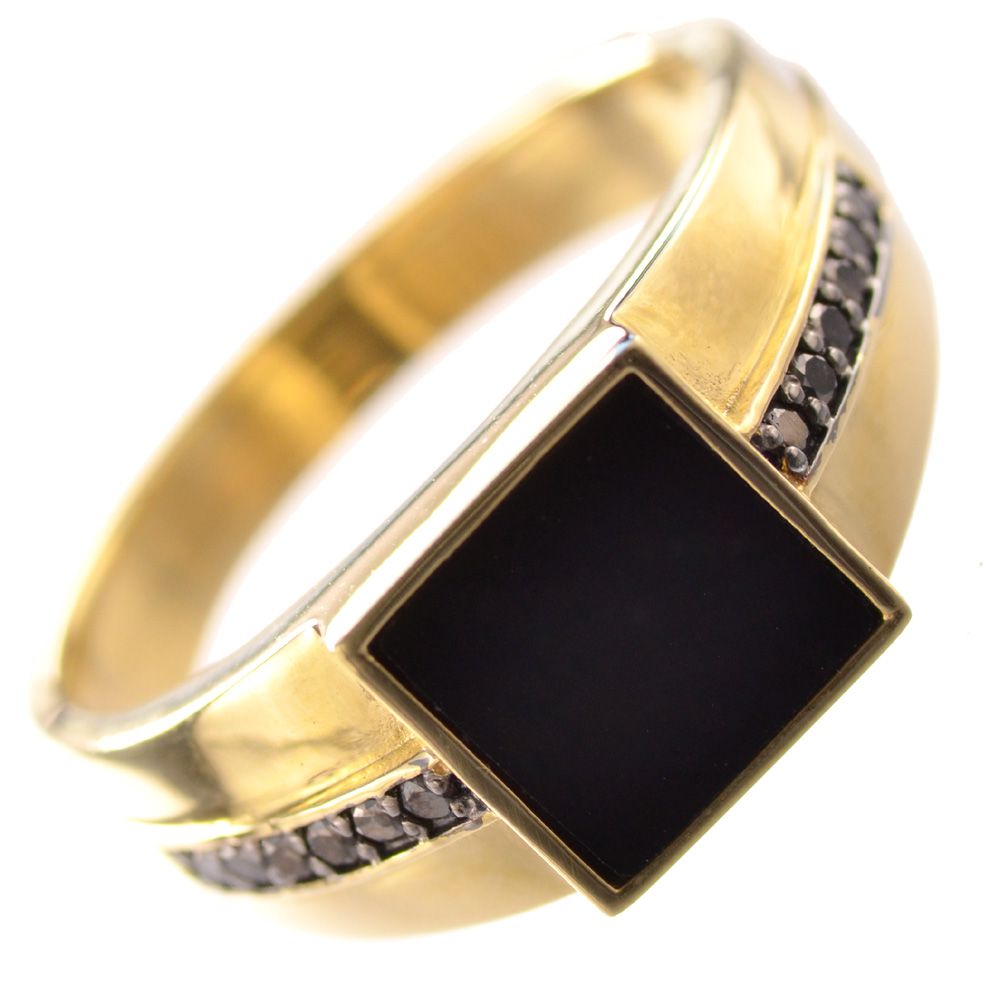 楽天市場】【ポイント11倍☆23:59まで!】18金 印台 リング 指輪 メンズ