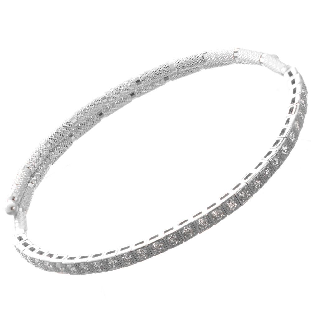 楽天市場】ブレスレット メンズ K18 18KWG 18金 ホワイトゴールド