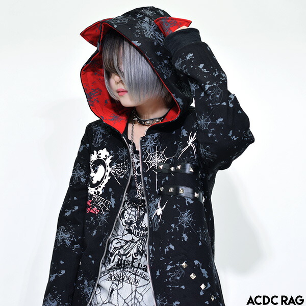 楽天市場】LASTパーカー ｜ 猫耳 ねこ耳 パーカー ロング ロング丈