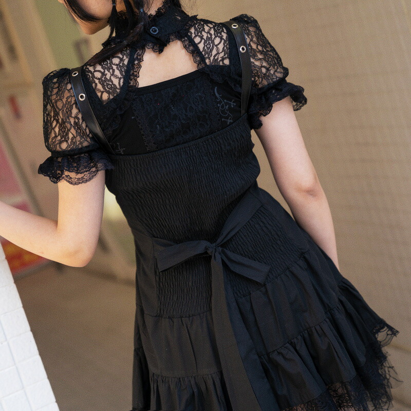 楽天市場】2ダンワンピース | ゴスロリ ワンピース 黒 ドレス 衣装 服