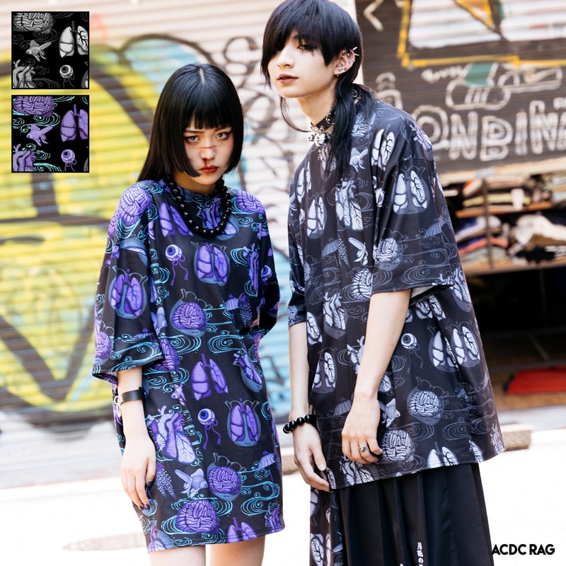 楽天市場】をち水 ヒュージTシャツ 半袖 ファッション 原宿系 原宿