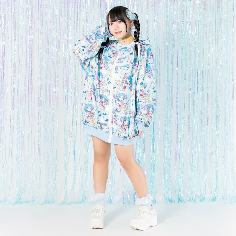 楽天市場】ゆめちゃん ZIPパーカー 長袖 原宿系 原宿 派手カワ