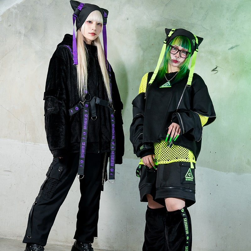 楽天市場】渦雷 ハーネス ベルト 原宿 原宿系 ファッション サイバー