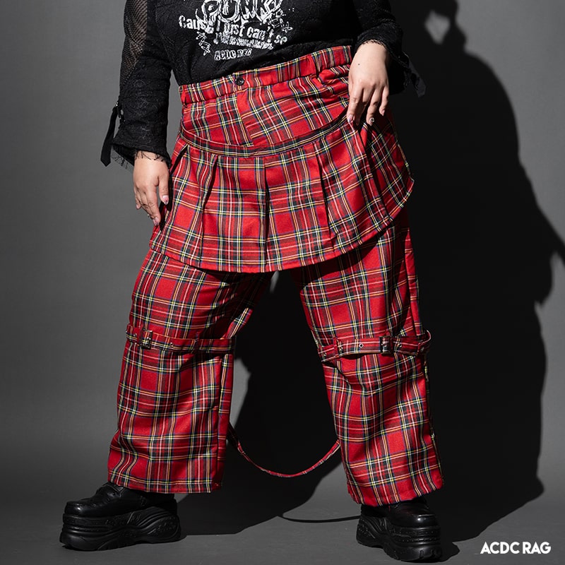 楽天市場】[プラスサイズ]ボンテージパンツ ボトムス プラスサイズ 10