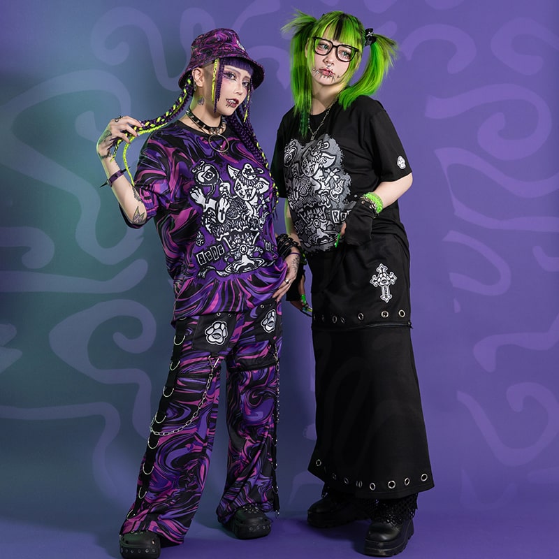 楽天市場】カオス パンツ ボトムス 原宿系 原宿 ファッション パンク