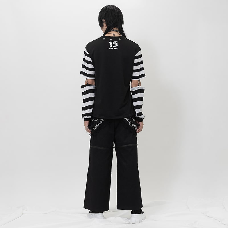 楽天市場】脳みそ少女 パンツ 10分丈 原宿 原宿系 ファッション