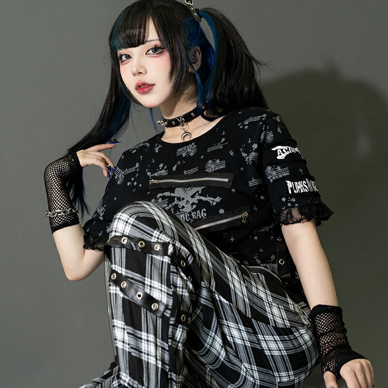 楽天市場】2way ロンT Tシャツ 長袖 カットソー ファッション 原宿