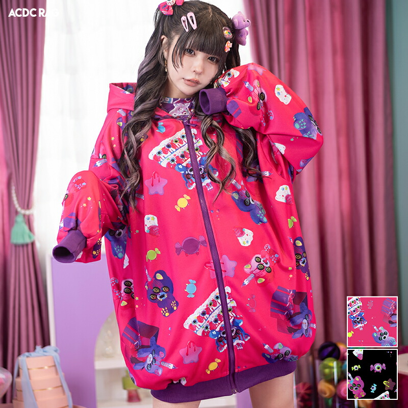 楽天市場】MAD B-DAY ZIPパーカー 長袖 原宿 原宿系 ファッション