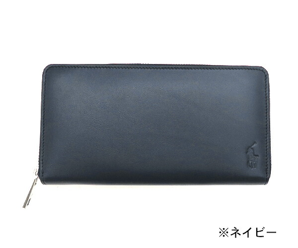 楽天市場】ラルフローレン メンズ カーフレザー ラウンド長財布（P-225
