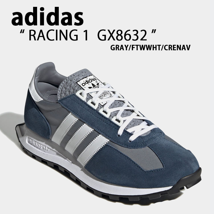 楽天市場】adidas アディダス スニーカー RACING 1 レーシング1 NAVY