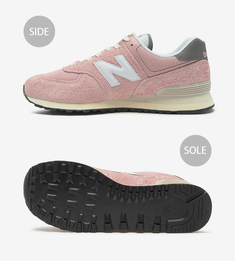 楽天市場】New Balance ニューバランス スニーカー U574HSA PINK WHITE