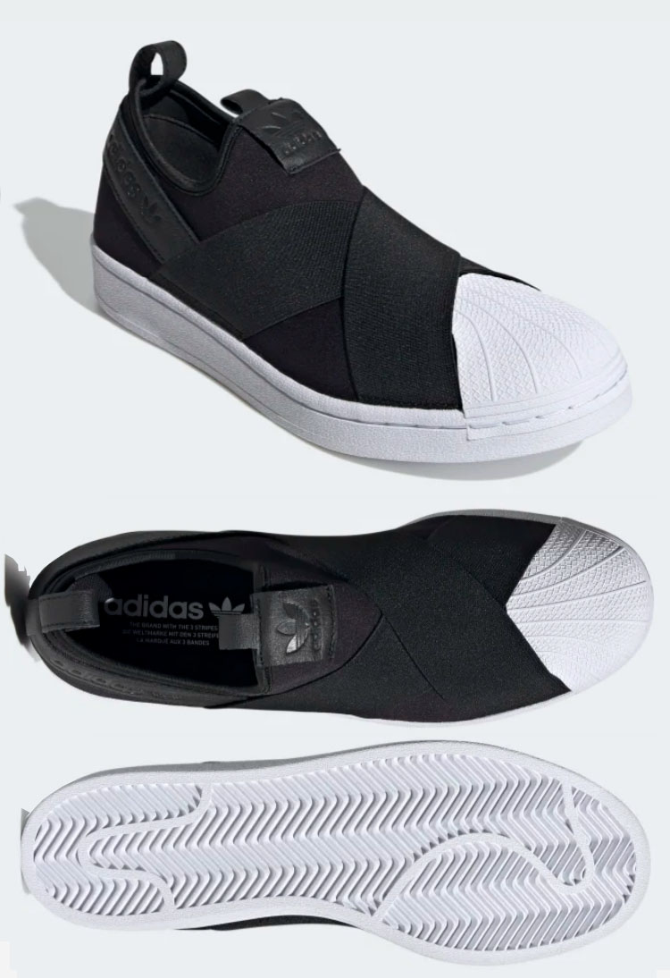 楽天市場】adidas アディダス スニーカー スリッポン SUPERSTAR SLIP