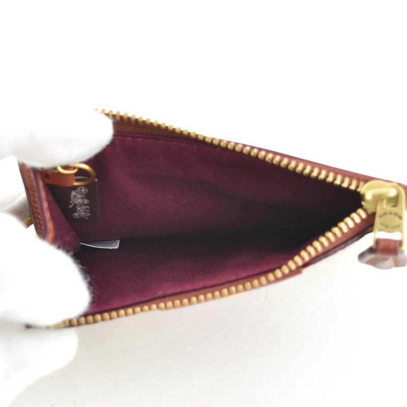 楽天市場】コーチ ミニスキニーIDケース CI185 シグネチャー ブラス