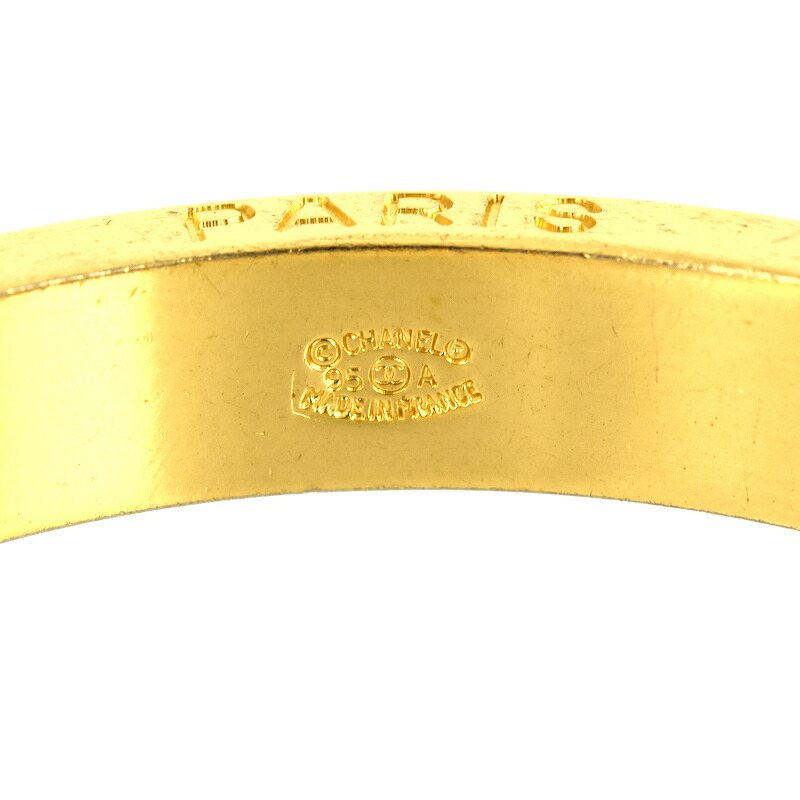 楽天市場】シャネル バングル アクセサリー ゴールド×ブラック