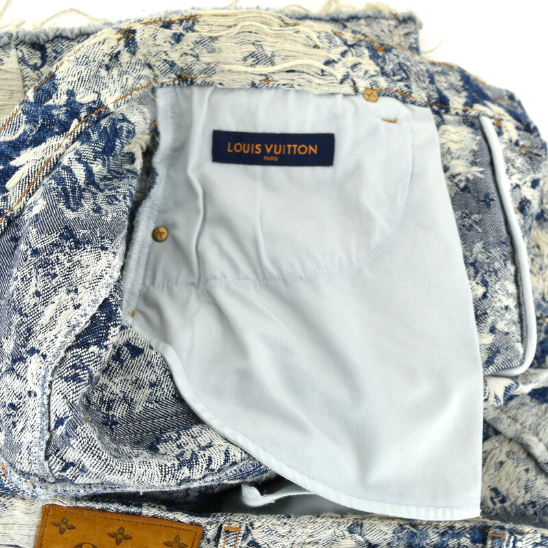 楽天市場】ルイヴィトン メンズ カーペンターデニム ショートパンツ LV
