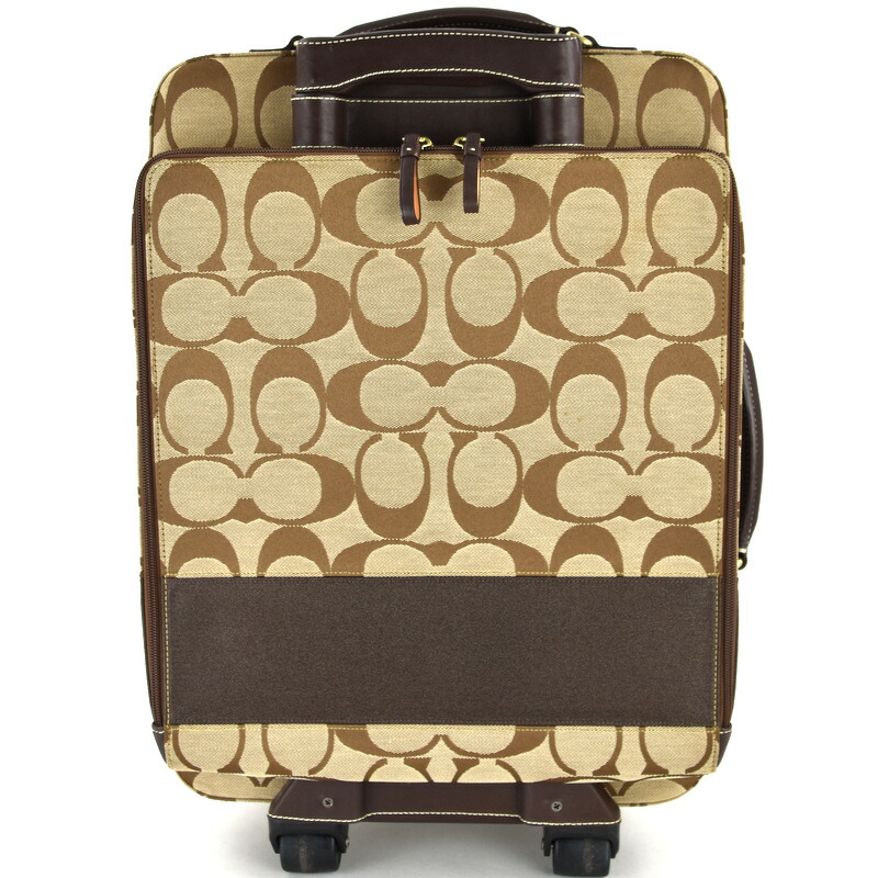 楽天市場】コーチ バッグ キャリーケース 77020 シグネチャー ベージュ