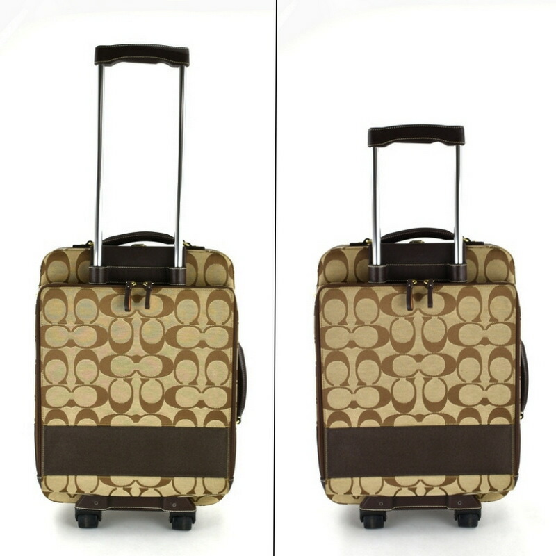 楽天市場】コーチ バッグ キャリーケース 77020 シグネチャー ベージュ