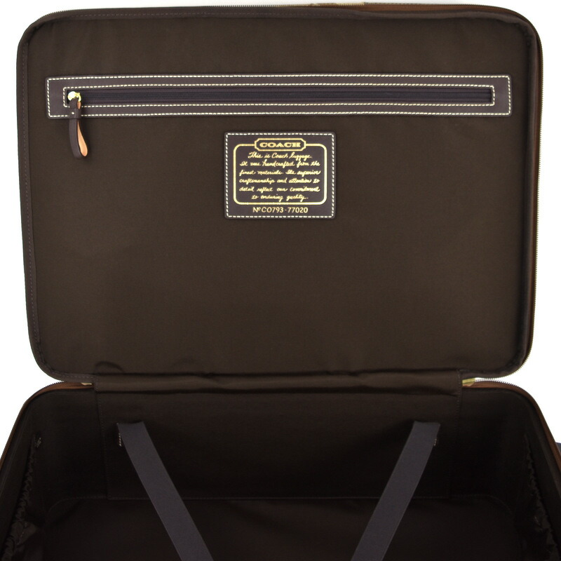 楽天市場】コーチ バッグ キャリーケース 77020 シグネチャー ベージュ