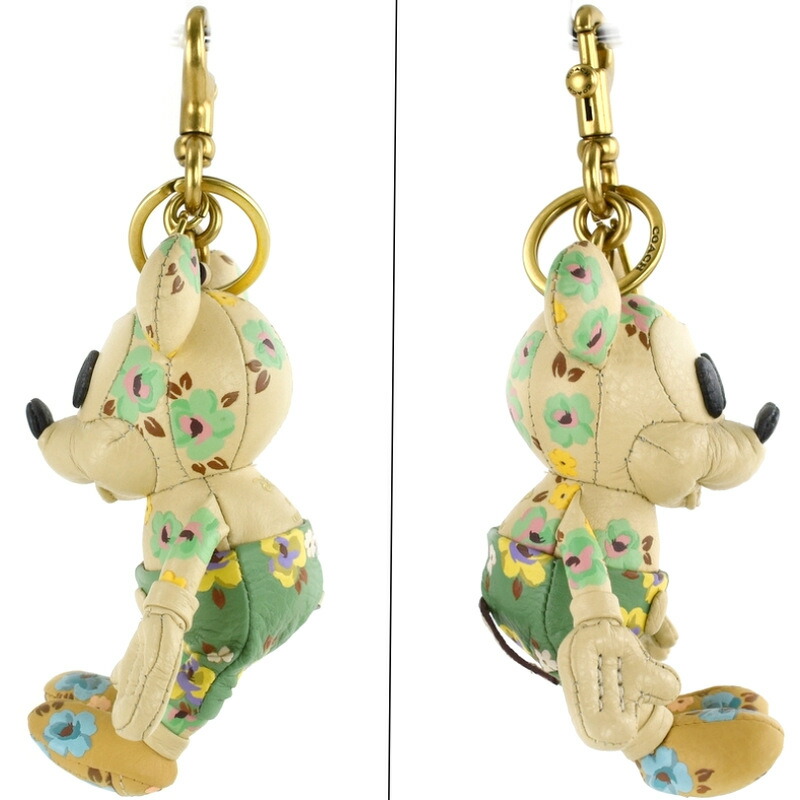 楽天市場】ディズニー×コーチ バッグチャーム ミッキーマウス