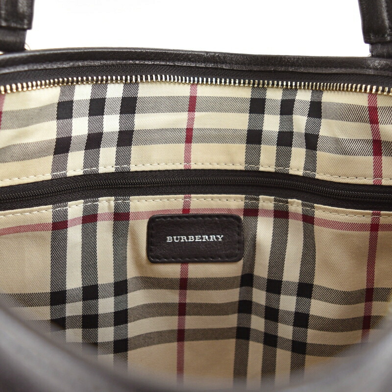 楽天市場】バーバリー バッグ 中古 トートバッグ ブラック A4サイズ