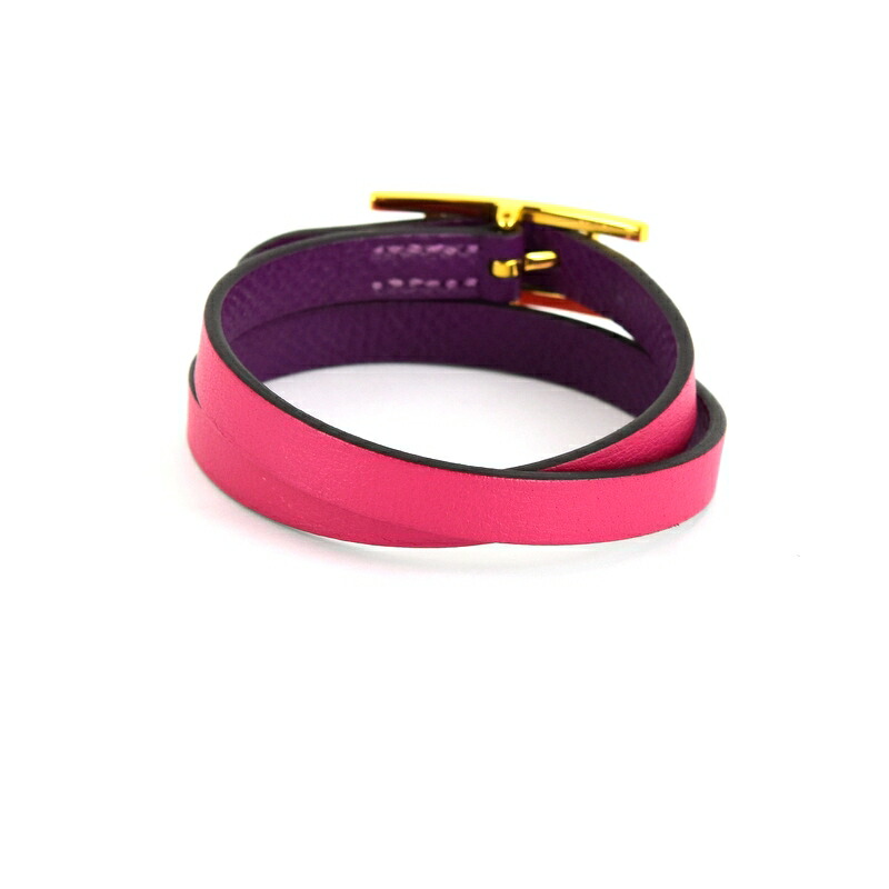 楽天市場】エルメス レザーブレスレット ビーアピ ドゥブルトウール