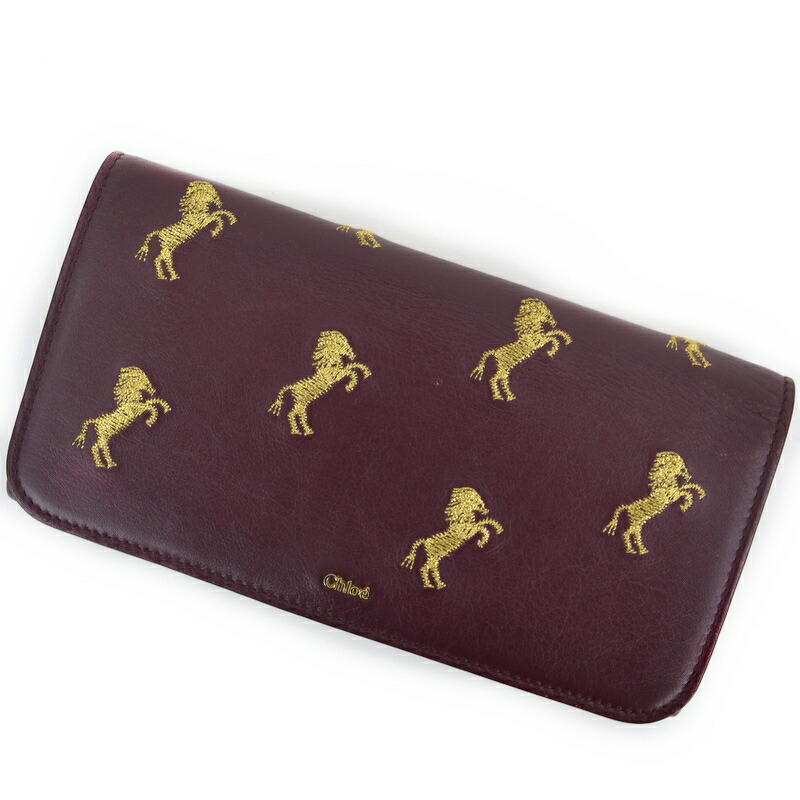 楽天市場】クロエ 財布 レディース 二つ折り長財布 リトルホース