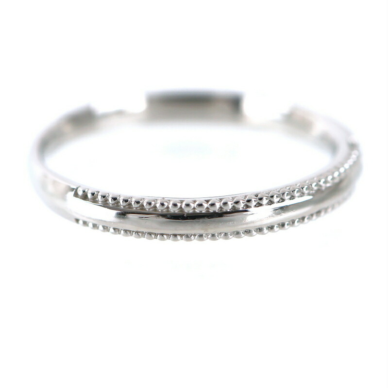 楽天市場】デザインリング プラチナ 18号 ダイヤモンド 0.05ct