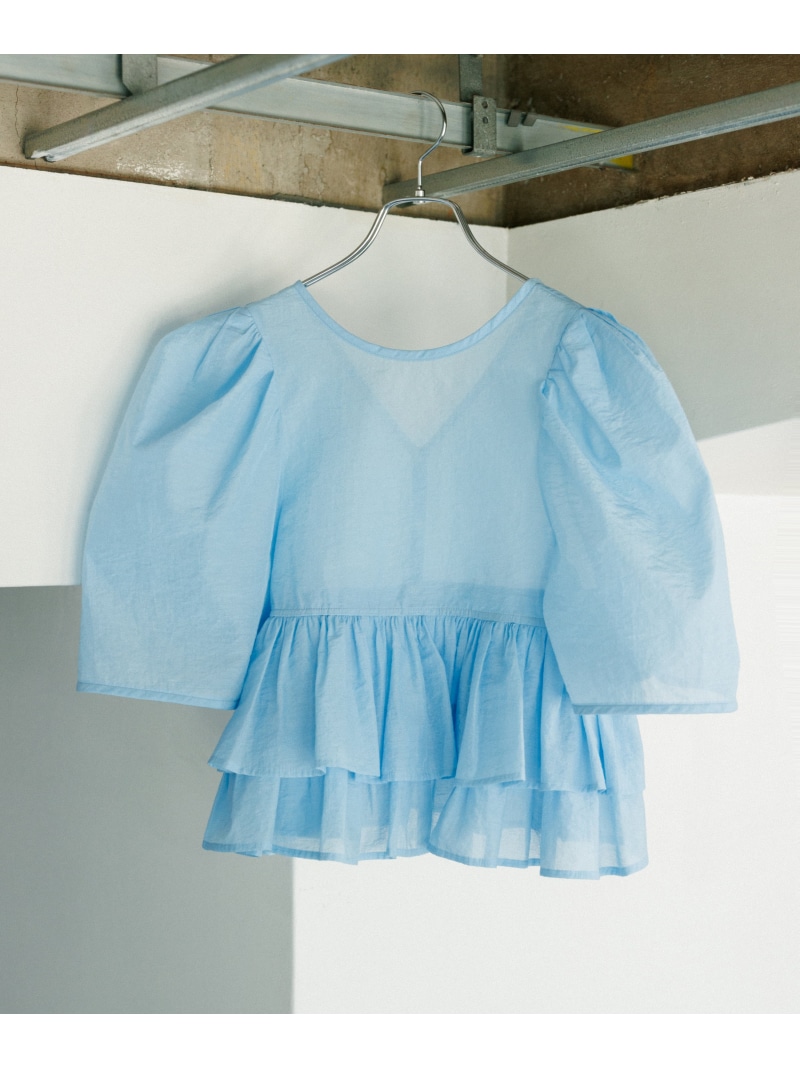 楽天市場】【再入荷・サステナブル】コットンギャザーフリル2WAY