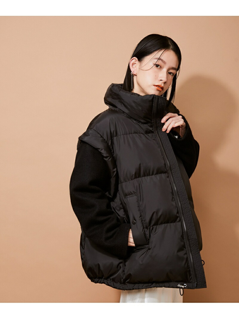 楽天市場】＜2WAY＞デタッチャブル中綿ベスト ADAM ET ROPE' FEMME