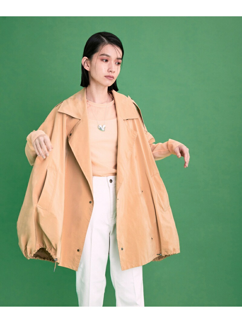 楽天市場】【SALE／60%OFF】2WAYミリタリーショートトレンチ ADAM ET