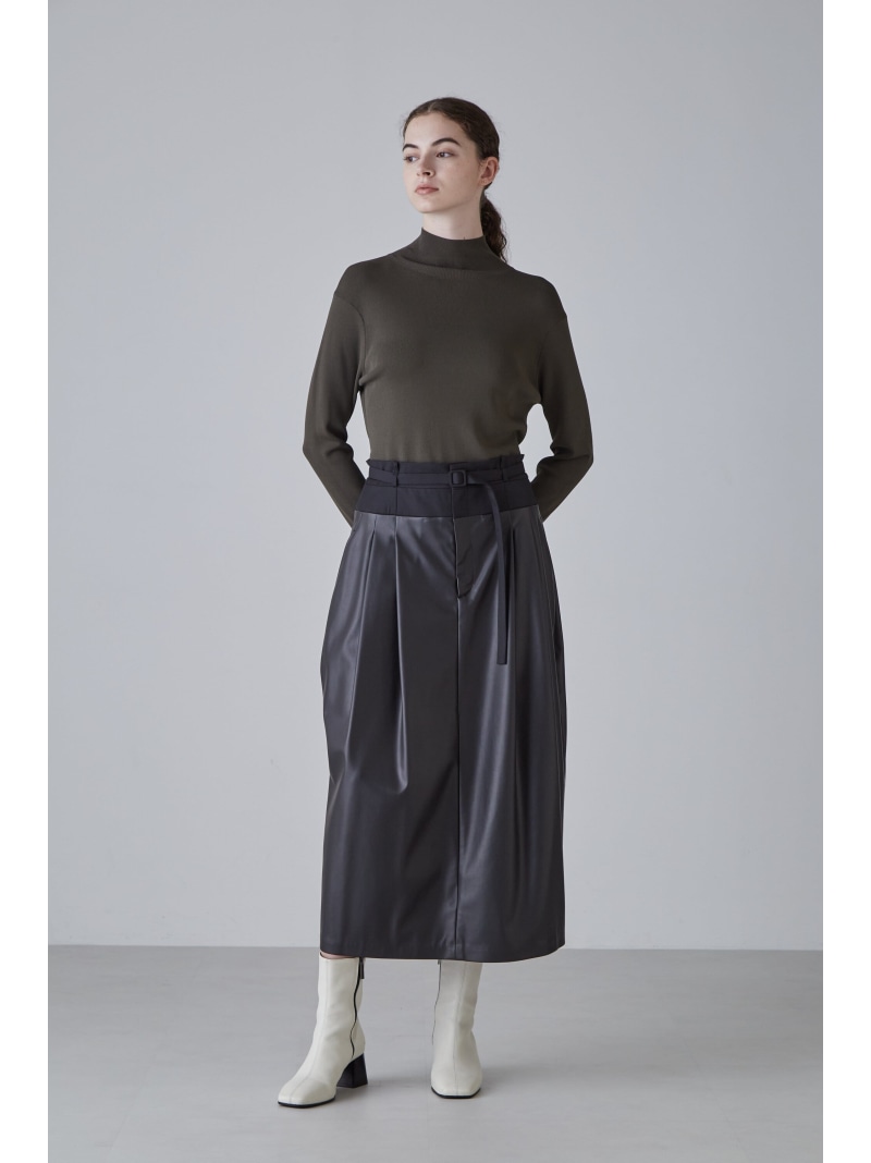 楽天市場】【SALE／50%OFF】フェイクレザースカート ADORE アドーア