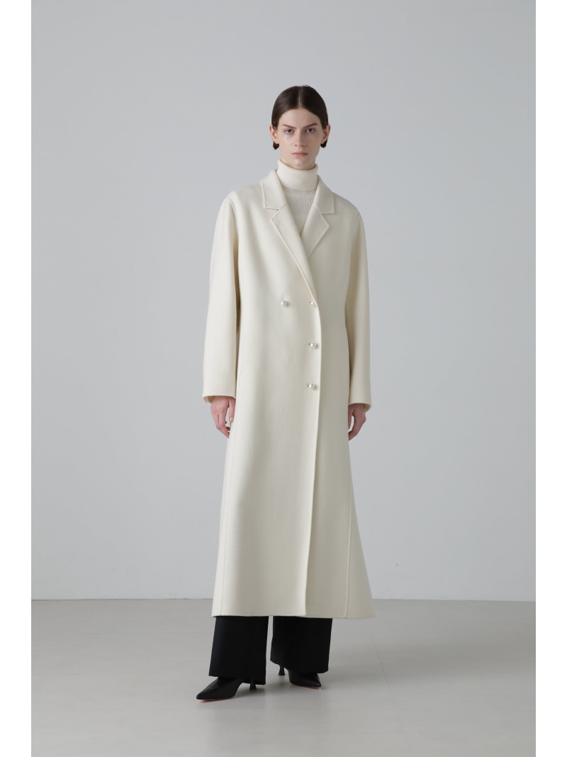 楽天市場】◇ソリッドウールリバーロングコート ADORE アドーア