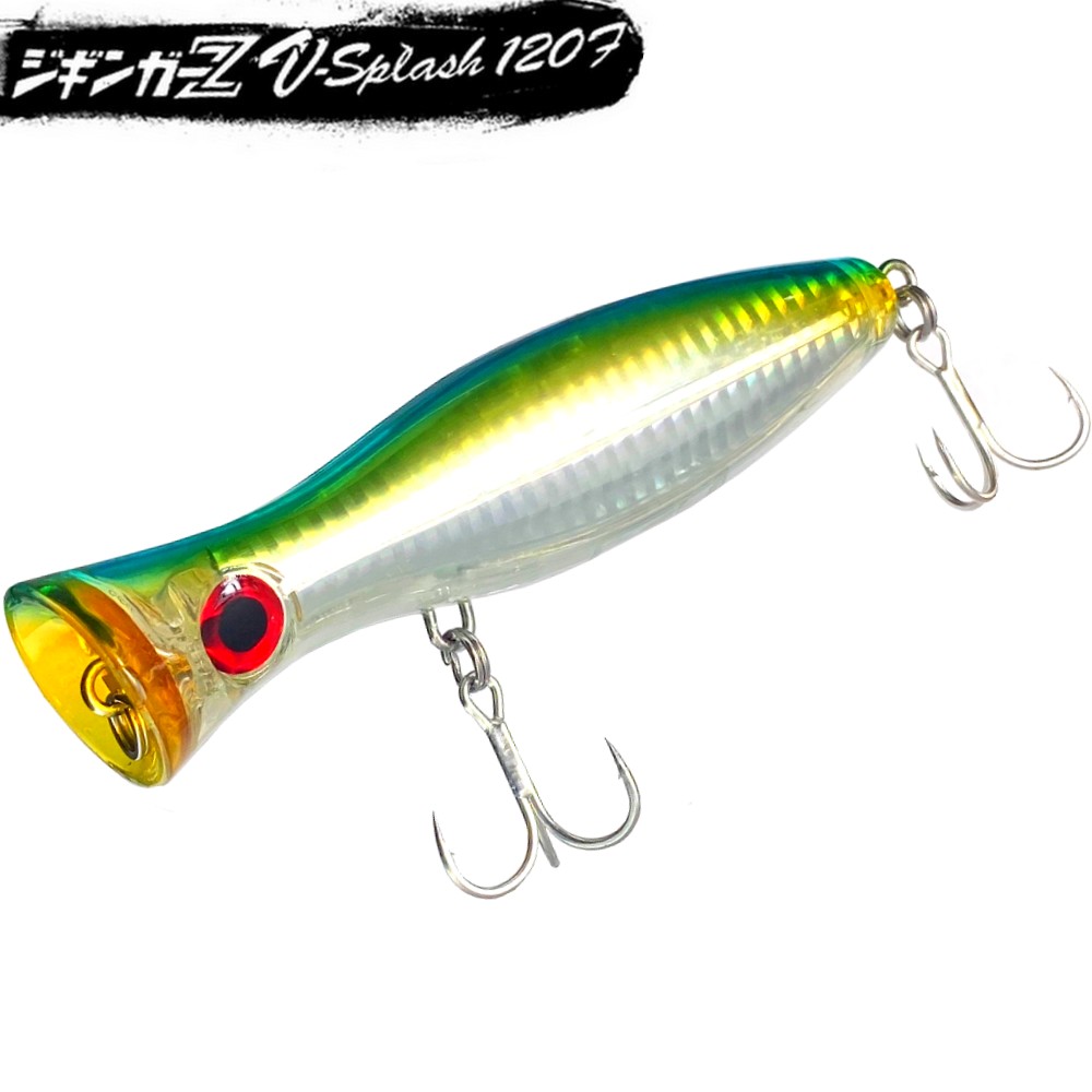 楽天市場】ジギンガーZ ポッパー V-Splash 120F 40g-120mm V