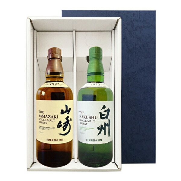 楽天市場】サントリー 山崎 シングルモルト NV ・ 白州 NV（700ml×2