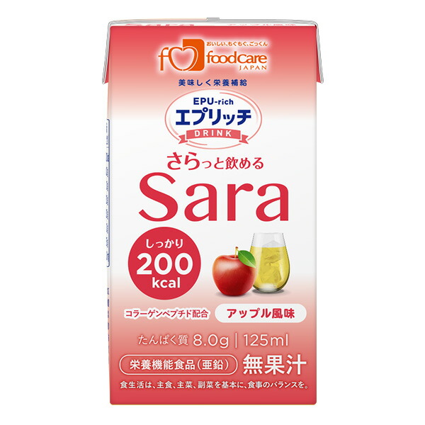 楽天市場】介護食 高カロリー エプリッチドリンクSara アップル風味