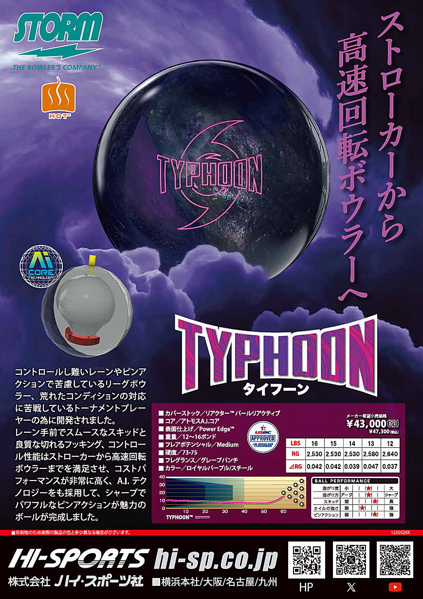 楽天市場】【STORM】 タイフーン : ボウラーズショップ プリメーロ