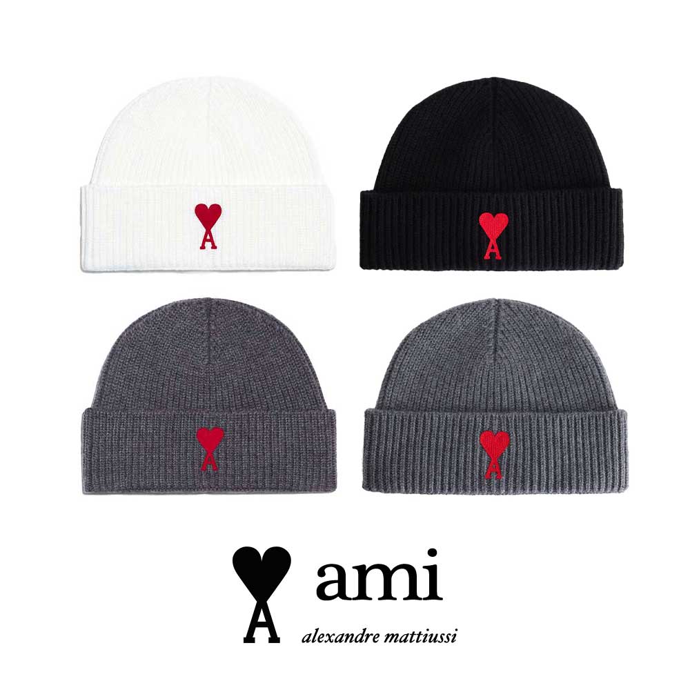 楽天市場】AMI PARIS｜アミパリス メリノウール ビーニー 男女兼用