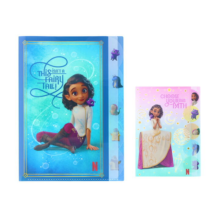 楽天市場】エリアンと魔法の絆 ダイカットクリアファイル 5ポケット A4