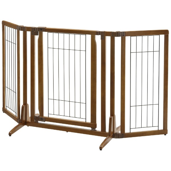 リッチェル 木製おくだけドア付ペットゲート ハイタイプ レギュラー