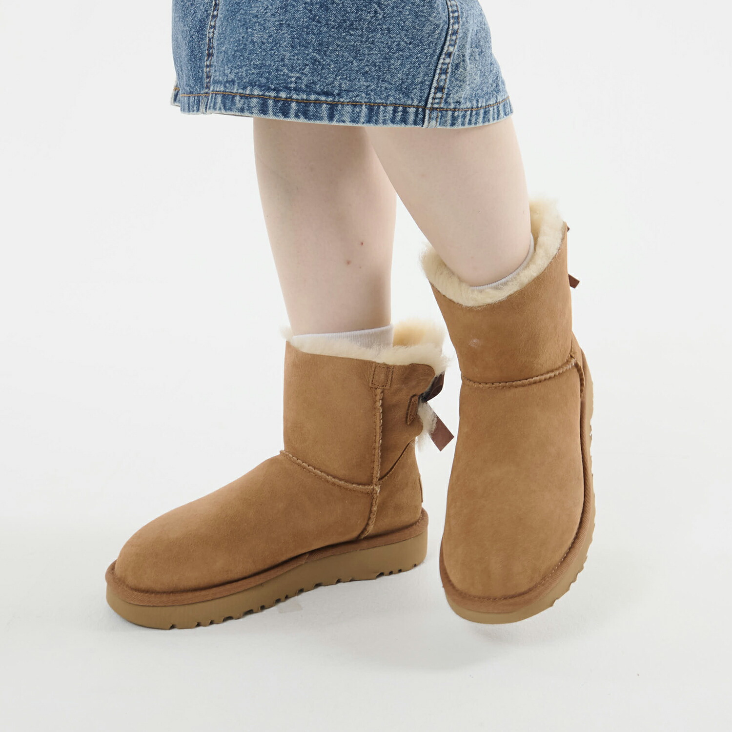 楽天市場】UGG MINI BAILEY BOW アグ ムートン ブーツ ミニ ベイリー