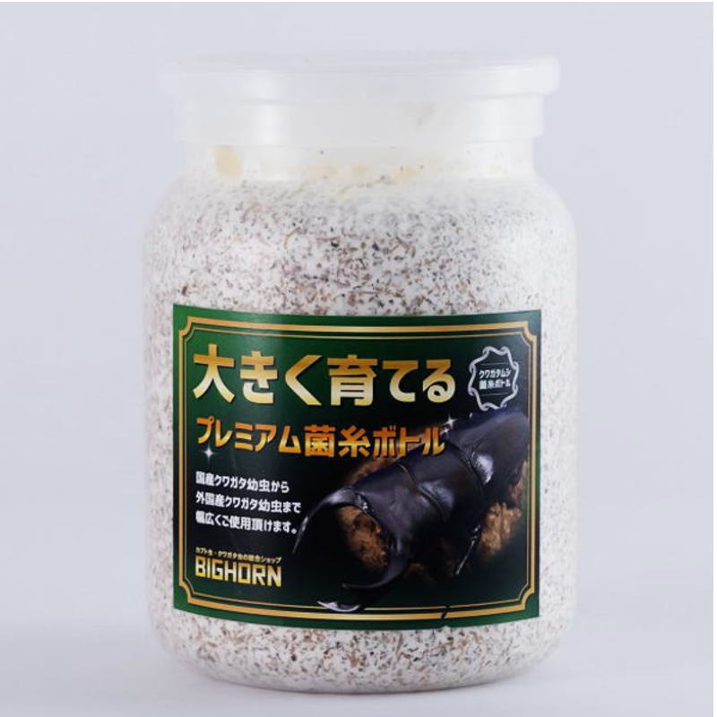 楽天市場】BIGHORN 菌糸ボトル 800CC 4本セット 手詰め 広葉樹 国産