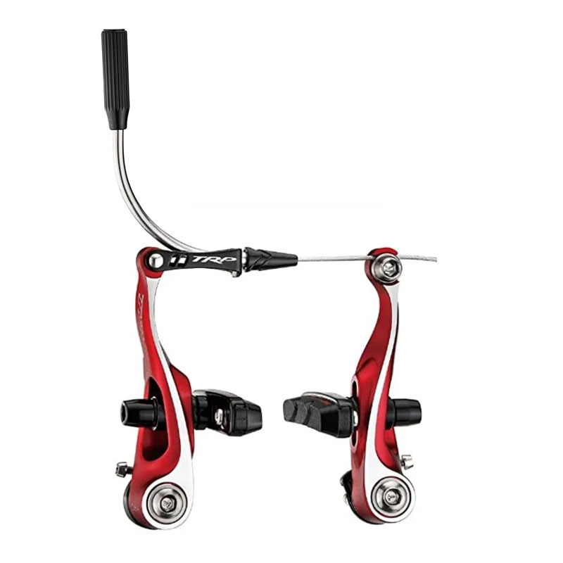 送料無料】※ジャンク品※ TRP CX9 前後セット レッド ミニVブレーキ