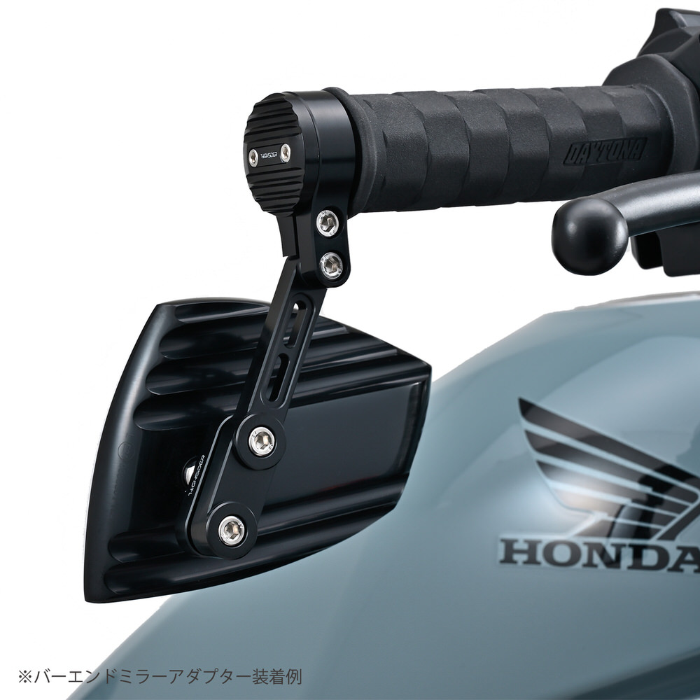 楽天市場】HIGHSIDER バーエンドミラー ハイサイダーウェーブ ブラック