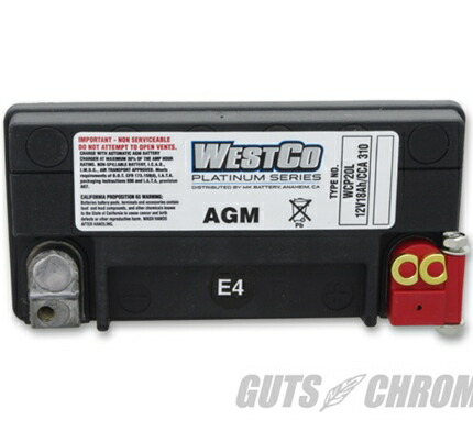 楽天市場】WCP20L PLATINUMシリーズ（AGMバッテリー）純正65989-97C