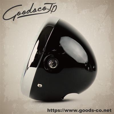 楽天市場】6-1/2インチ ルーカスタイプヘッドライト グロスブラック