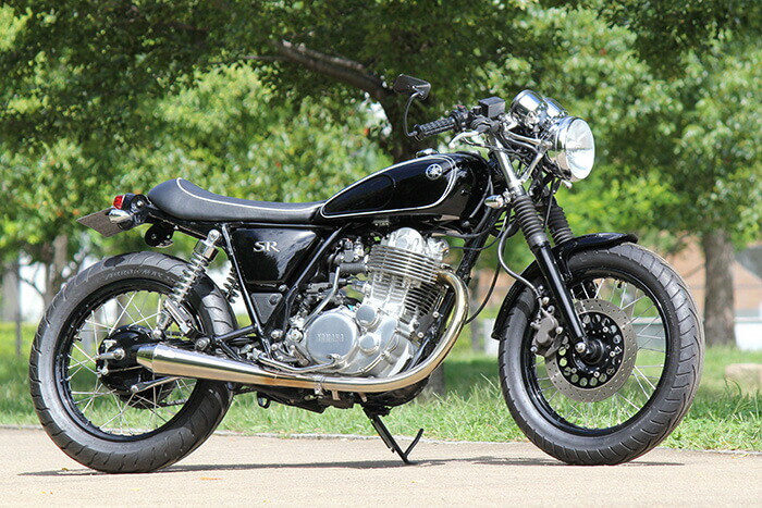 楽天市場】SR400/500 パイプライトステー GOODS（モーターガレージ