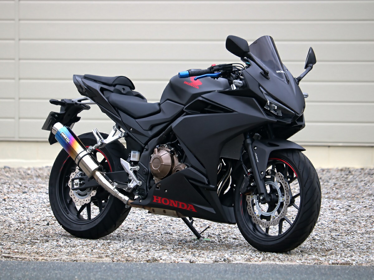 楽天市場】CBR400R（2BL-NC56） ラウンドタイプスリップオンマフラー