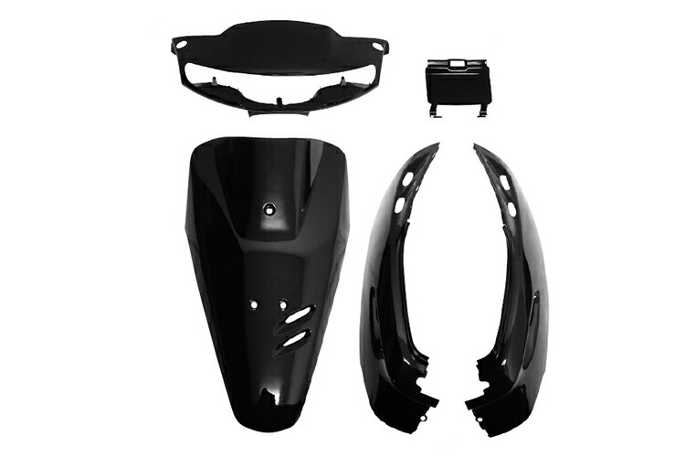 楽天市場】ホンダ スーパーディオ AF27 外装 カウルセット 5点 黒