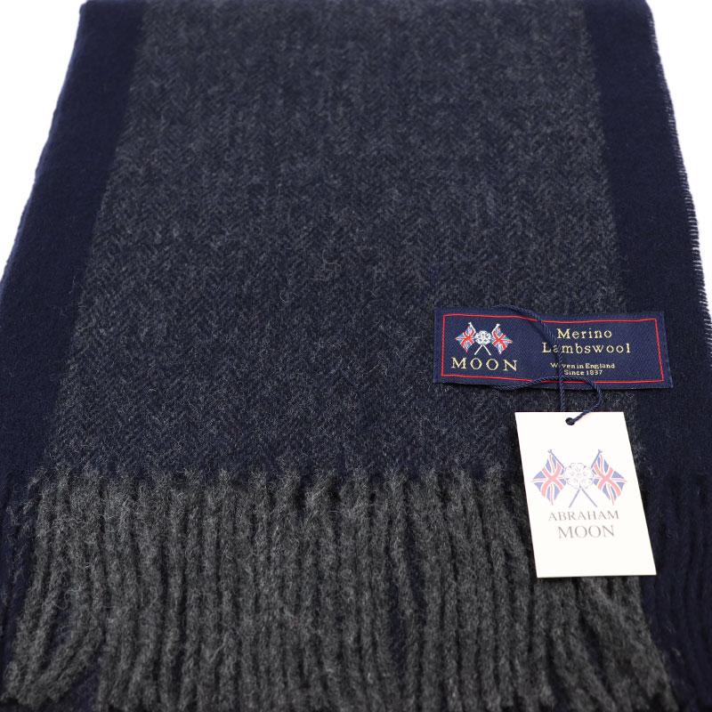 楽天市場】MOON ムーン イギリス製マフラー 英国テキスタイルブランド