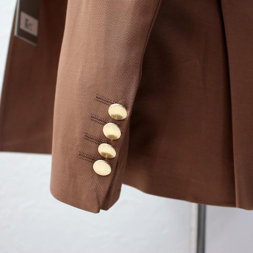 楽天市場】テーラードジャケット ダブル 金ボタン ブレザー 6つボタン